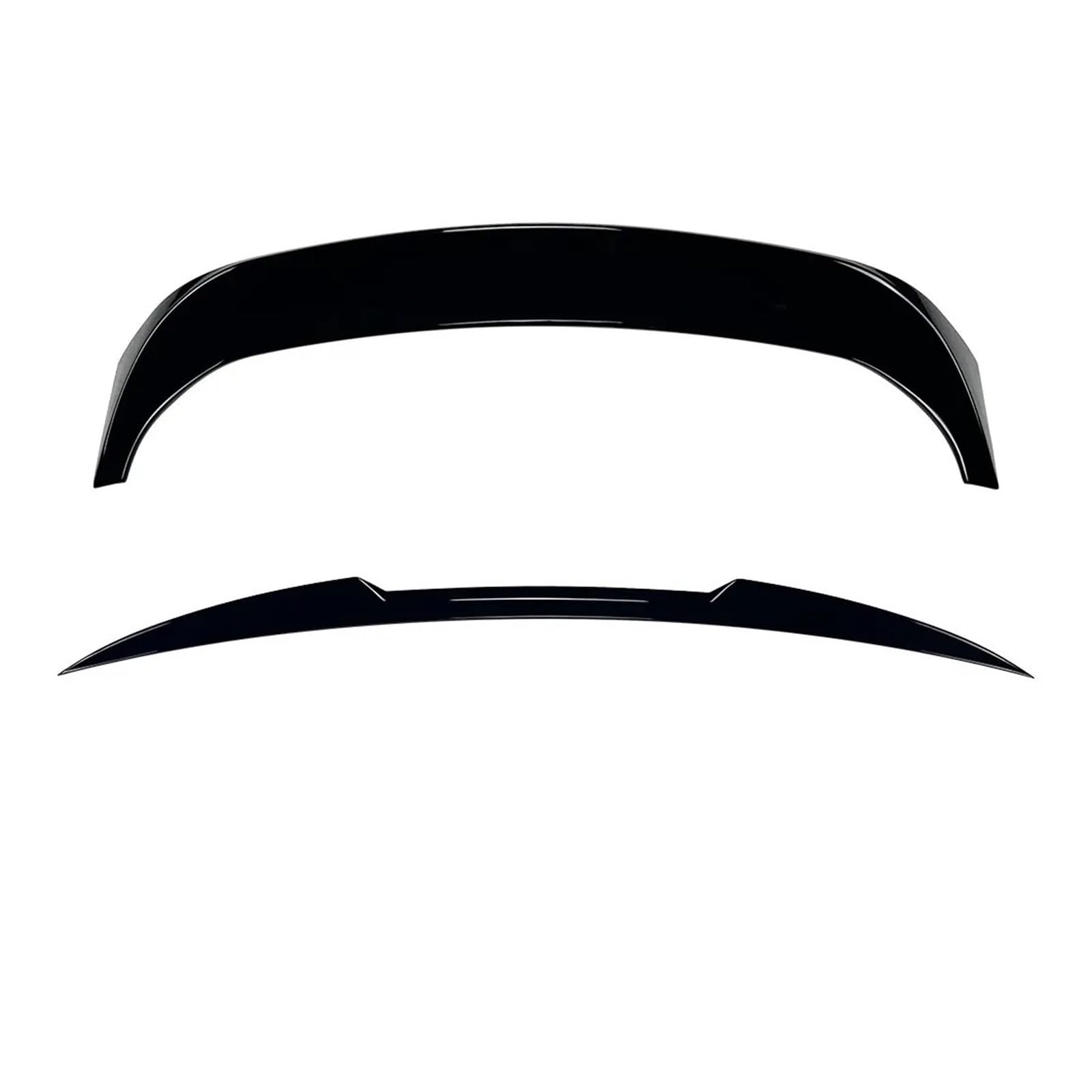 Spoiler Wing Für 5 Series Touring G31 2018-2023 Auto Top Wing Mid Wing Set Spoiler Auto Tail Splitter Außenschutz Dekoration Geändert Heckspoiler(Gloss Black Set) von SIMBAE