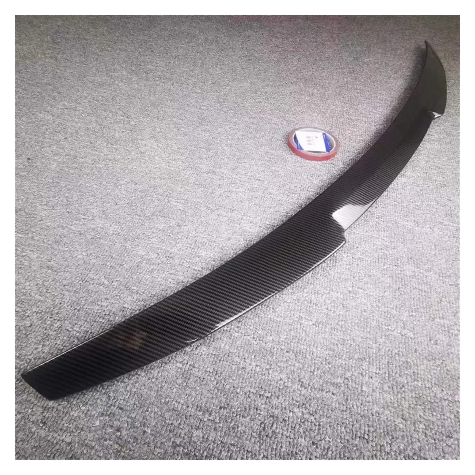Spoiler Wing Für A3 S3 RS3 8V Limousine 2013-2020 M4 Style Heckspoiler Auto Heckspoilerlippe Spoilerflügel Heckdachspoilerkappe Tuning Heckspoiler(Carbon Look) von SIMBAE