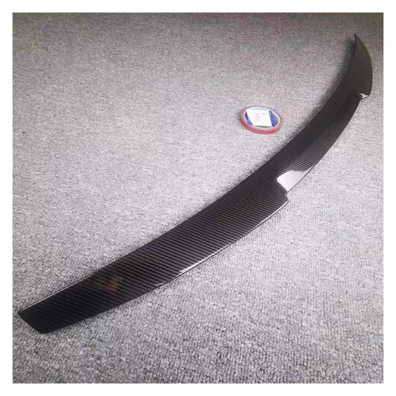 Spoiler Wing Für A3 S3 RS3 8V Limousine 2013-2020 M4 Style Heckspoiler Auto Heckspoilerlippe Spoilerflügel Heckdachspoilerkappe Tuning Heckspoiler(Carbon Look) von SIMBAE