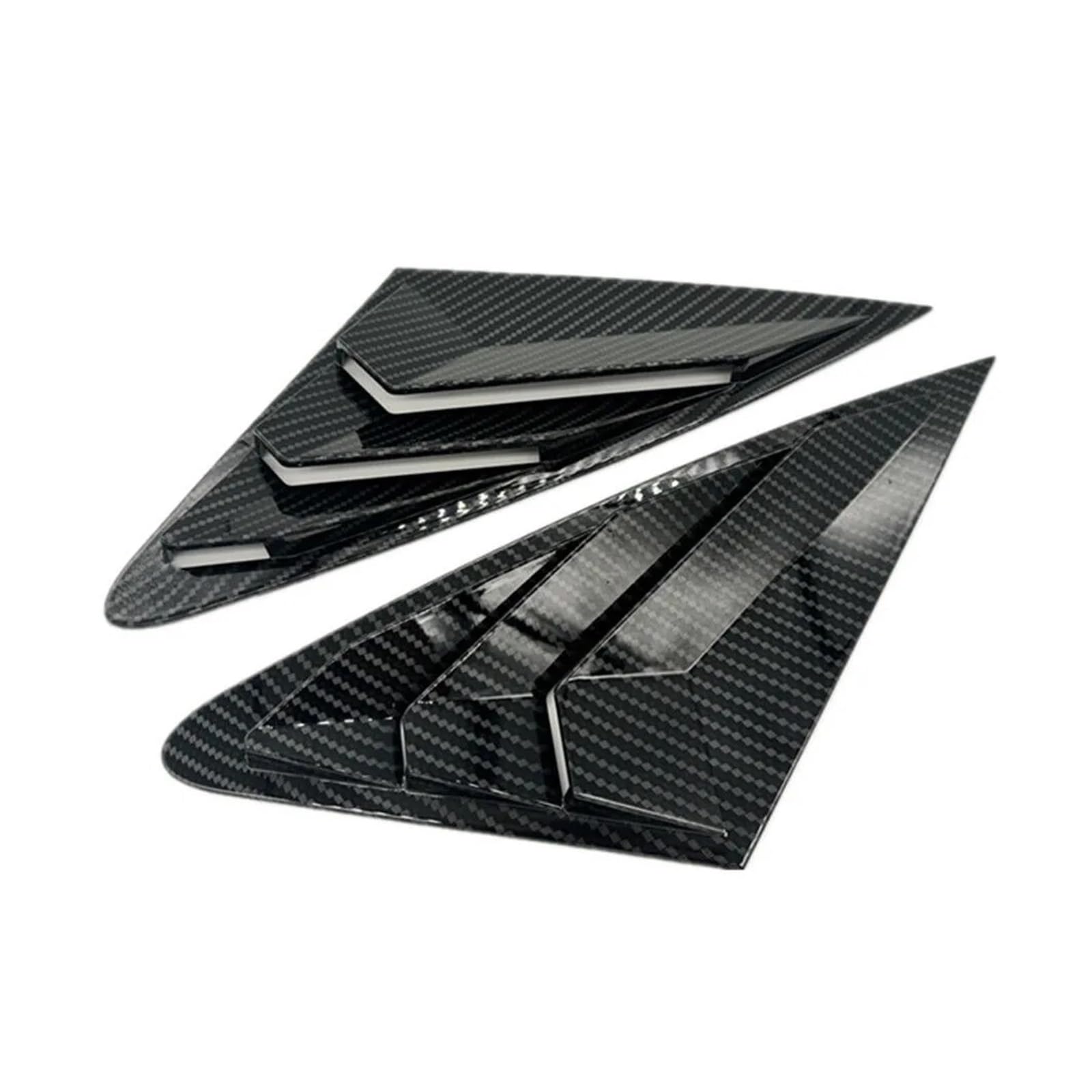 Spoiler Wing Für A4 A4L S4 B8 Limousine 2009-2016 Auto Heckklappe Fenster Seitenverschluss Abdeckung Trim Aufkleber Vent Scoop ABS Kohlefaser Heckspoiler(Carbon) von SIMBAE