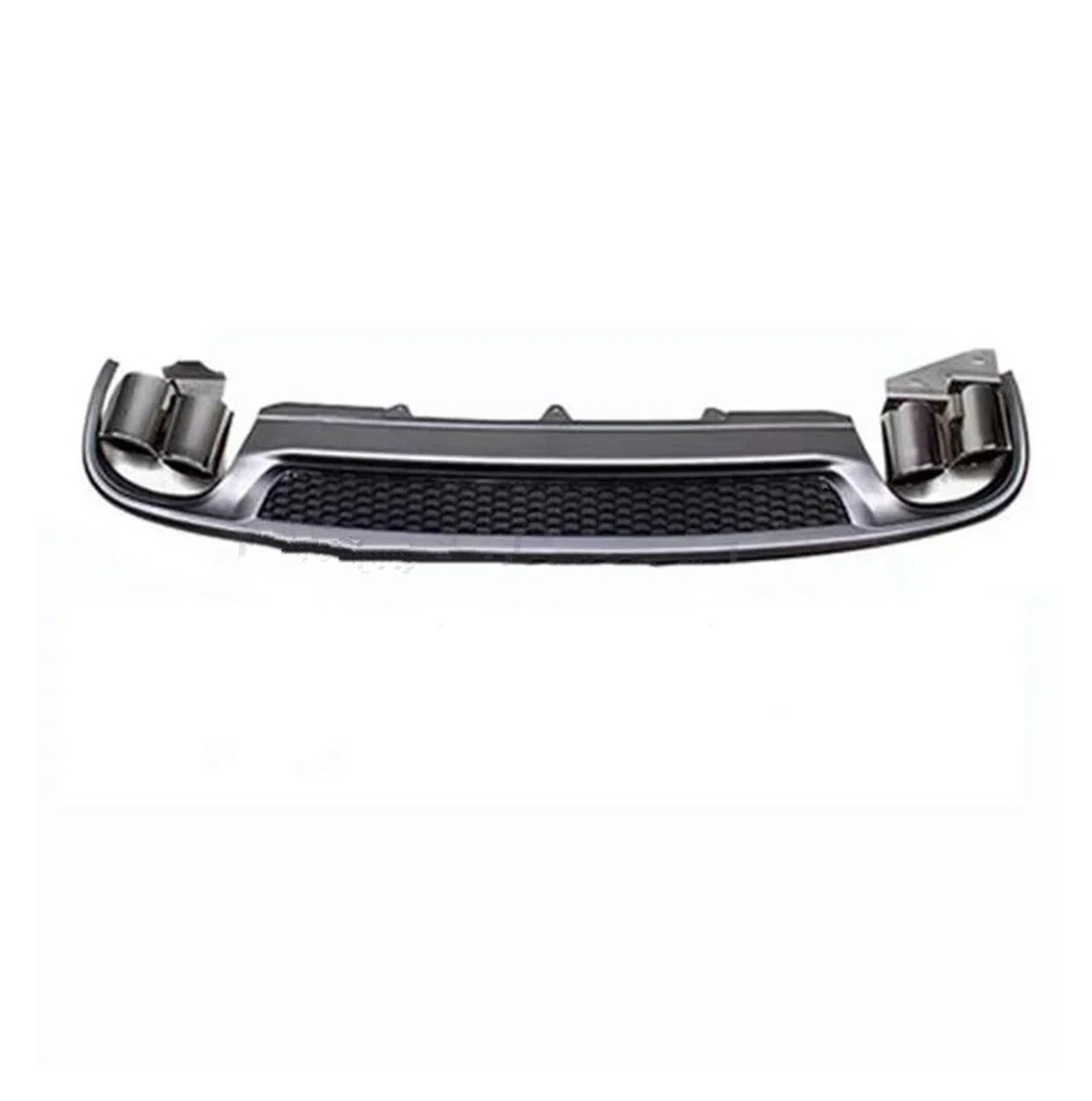 Spoiler Wing Für A4 B8 B8.5 Für Sline 2009-2016 S4 Stil Heckstoßstange Lip Diffusor Auspuff Endrohr Heckspoiler(09-12 C) von SIMBAE