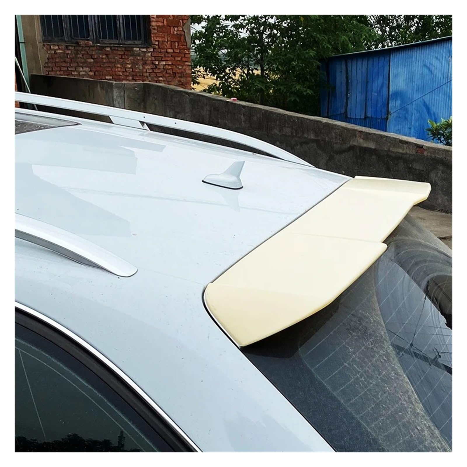 Spoiler Wing Für A4 B8 Für Avant Für Allroad Spoiler 2008-2014 RS4 Look Spoiler Hinten Dach Spoiler Glänzend Schwarz Carbon Faser Heckspoiler(Kohlefaser) von SIMBAE
