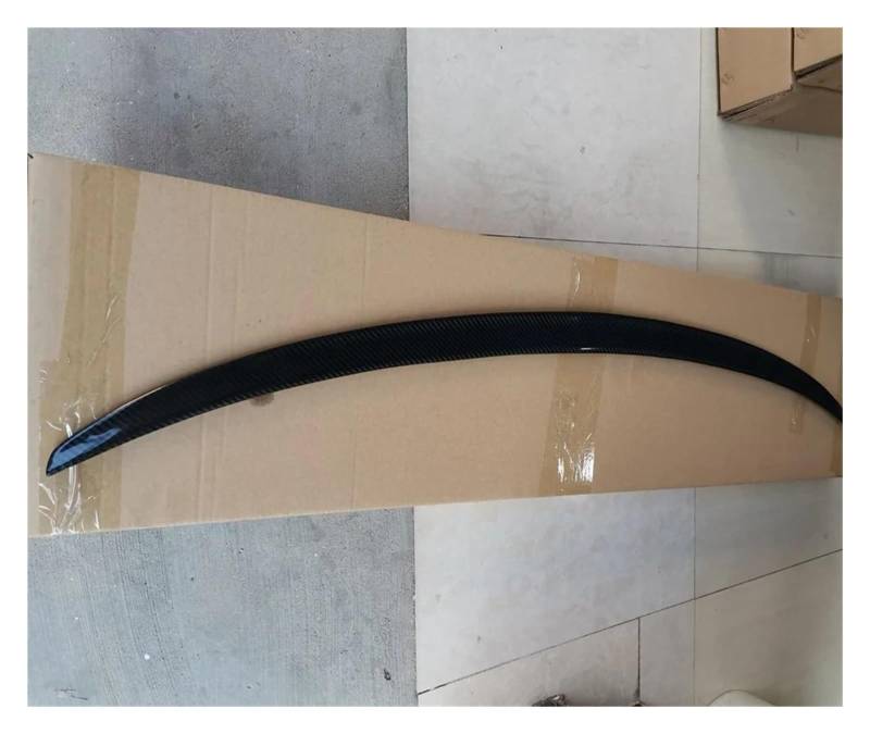 Spoiler Wing Für A8 S8 RS8 Für Sportback Für Coupé 2018 2019 2020 2021 Carbon Fiber Spoiler Wing Lip Spoiler Autozubehör Heckspoiler(Kohlefaser) von SIMBAE