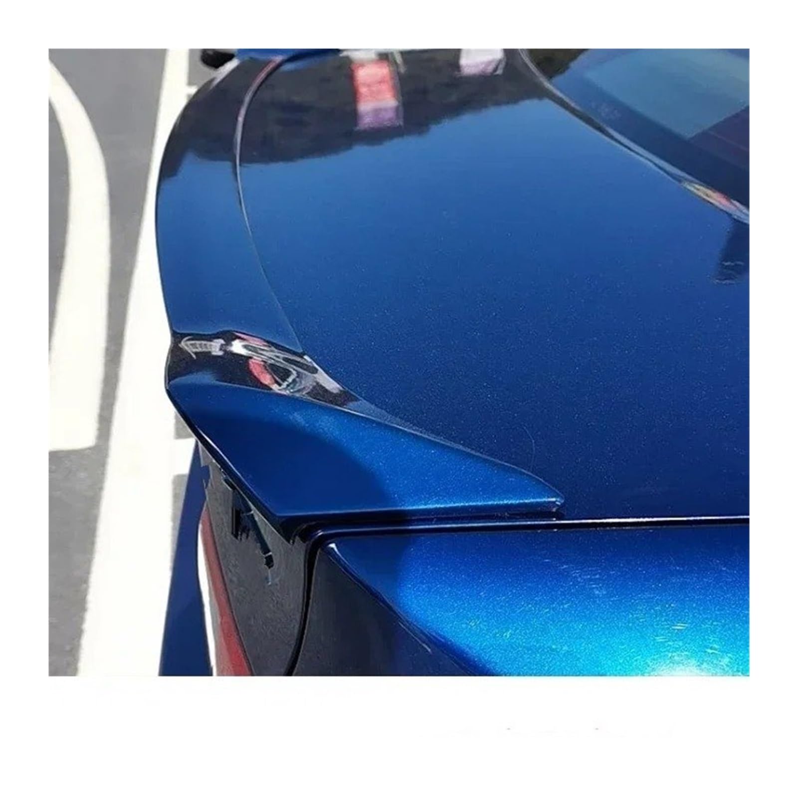 Spoiler Wing Für Accord Für Euro 2009 2010 2011 2012 2013 Heckspoiler Carbon-Oberfläche ABS-Material Flügel Ducktail Spoiler Heckspoiler(Blau) von SIMBAE