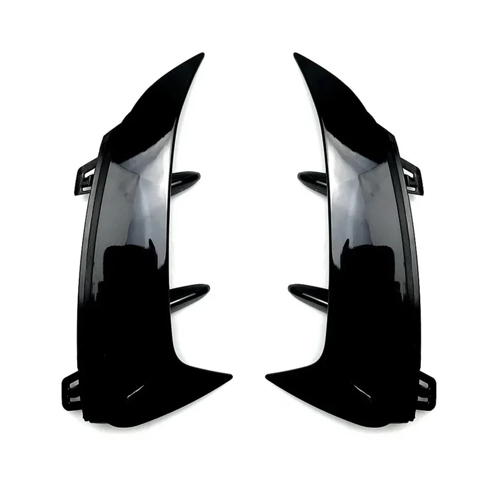 Spoiler Wing Für Benz A-Klasse W177 A180 A200 A220 Für AMG Fließheck 2018-2023 Heckstoßstangenverkleidung Lip Spoiler Aufkleber Kotflügel Canards Schwarz Heckspoiler(Schwarz) von SIMBAE
