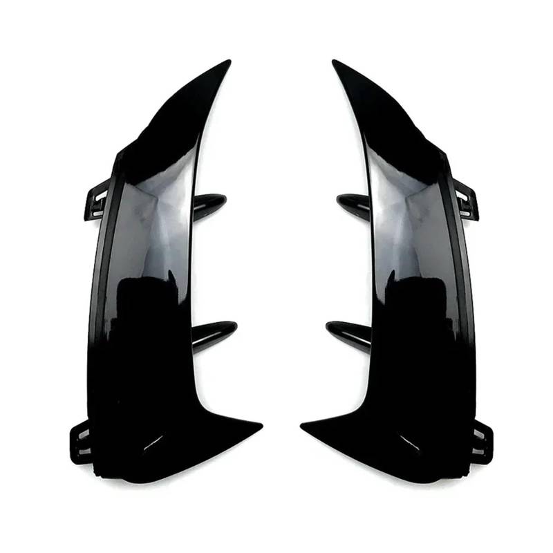 Spoiler Wing Für Benz A-Klasse W177 A180 A200 A220 Für AMG Fließheck 2018-2023 Heckstoßstangenverkleidung Lip Spoiler Aufkleber Kotflügel Canards Schwarz Heckspoiler(Schwarz) von SIMBAE