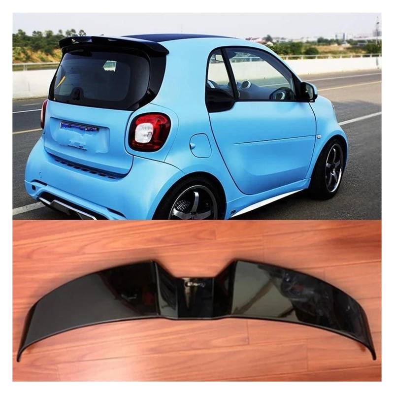 Spoiler Wing Für Benz Für Smart Für Fortwo Für Forfour 453 Spoiler ABS-Kunststoff Unlackiert Grundierung Farbe Heckspoiler Spoiler Zubehör Heckspoiler(Unpainted) von SIMBAE