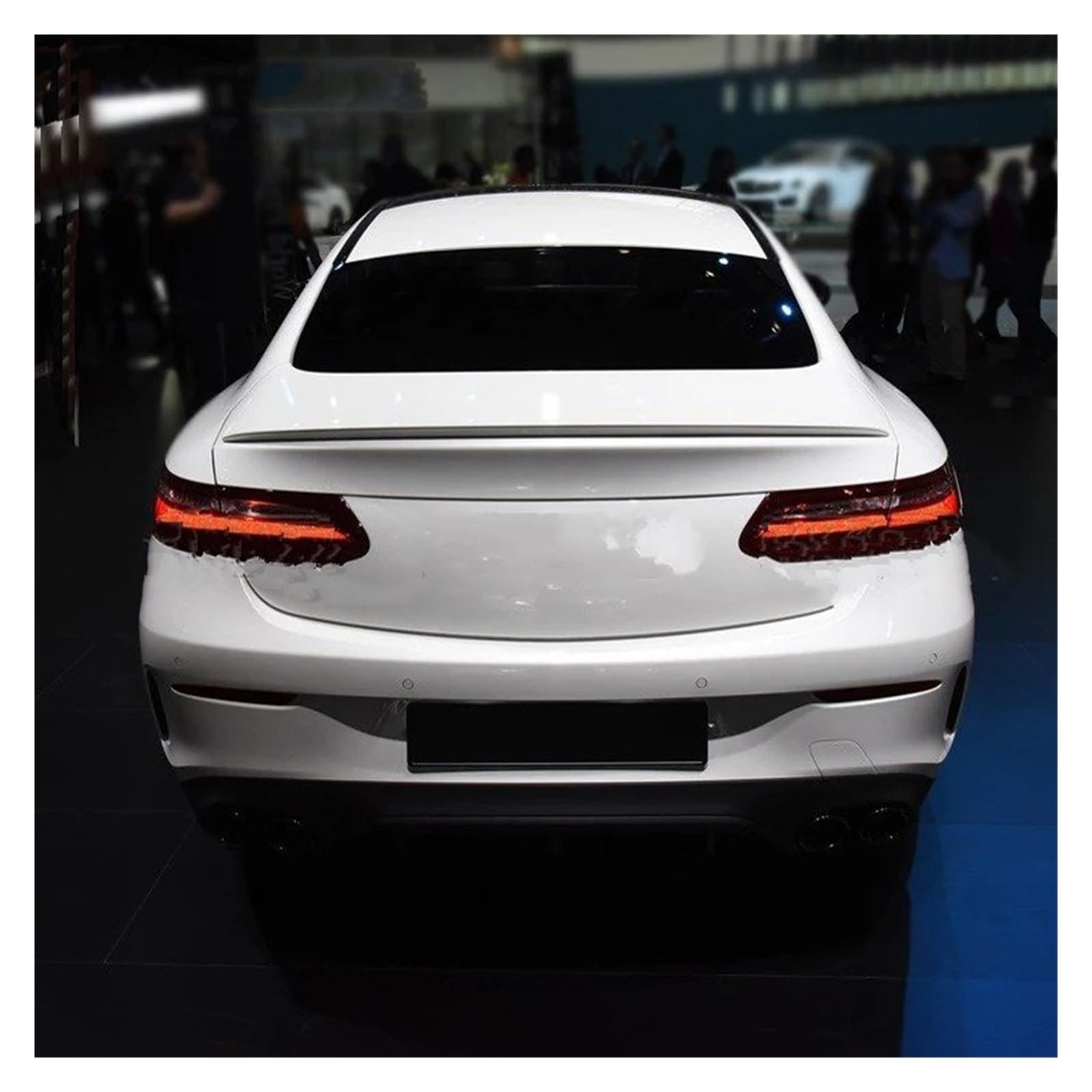 Spoiler Wing Für Benz W213 Für E-Coupe 2-TÜREN W238 E200 E300 E53 2017 2018 2019 2020 2021 Spoiler ABS Auto Hinten Stamm Flügel Heckspoiler(Schwarz) von SIMBAE
