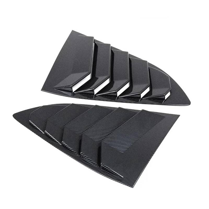 Spoiler Wing Für CR-V Für CRV 2017-2022 Auto Heckklappe Fenster Seitenverschluss Abdeckung Trim Aufkleber Vent Scoop ABS Carbon Fiber Zubehör Auto Heckspoiler(Carbon) von SIMBAE