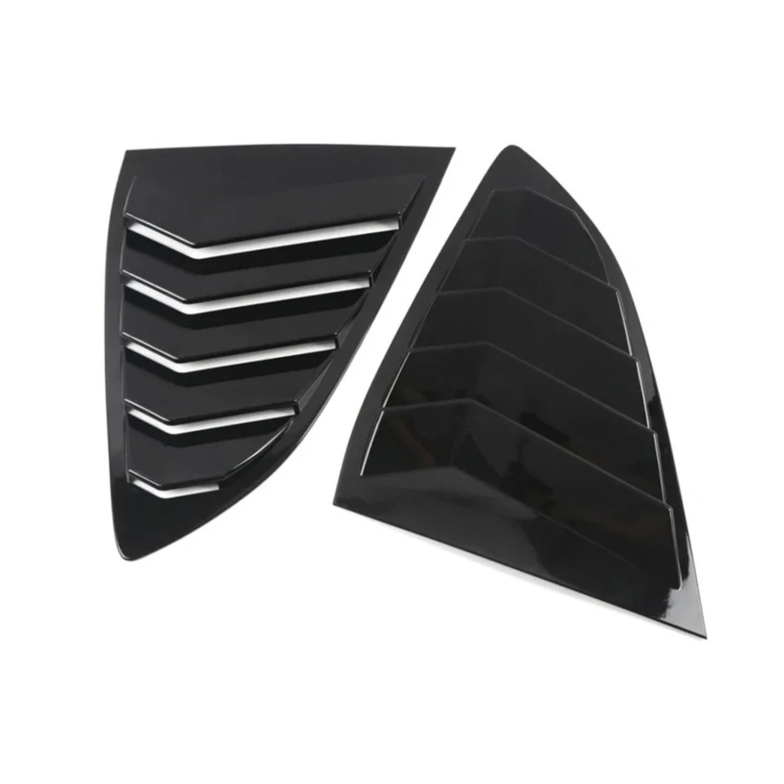 Spoiler Wing Für CR-V Für CRV 2017-2022 Auto Heckklappe Fenster Seitenverschluss Abdeckung Trim Aufkleber Vent Scoop ABS Carbon Fiber Zubehör Auto Heckspoiler(Gloss Black) von SIMBAE