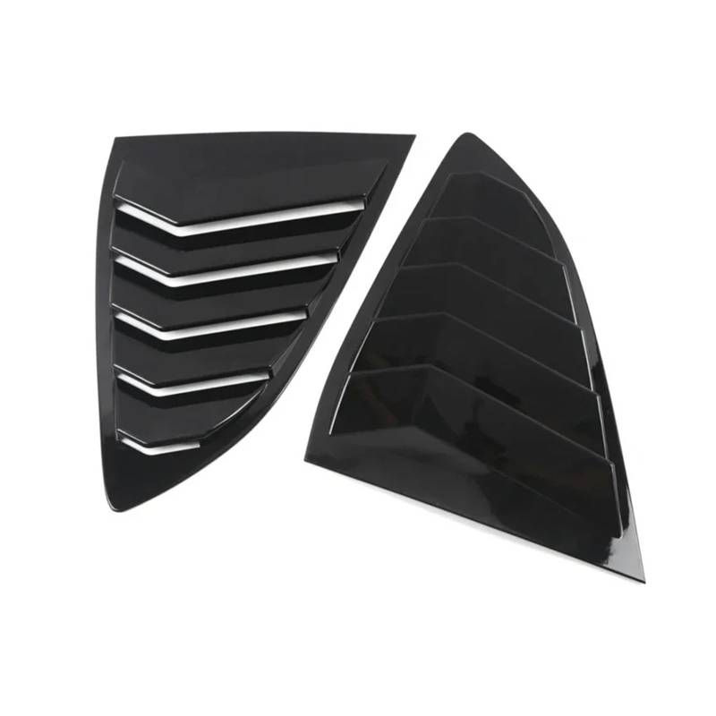 Spoiler Wing Für CR-V Für CRV 2017-2022 Auto Heckklappe Fenster Seitenverschluss Abdeckung Trim Aufkleber Vent Scoop ABS Carbon Fiber Zubehör Auto Heckspoiler(Gloss Black) von SIMBAE