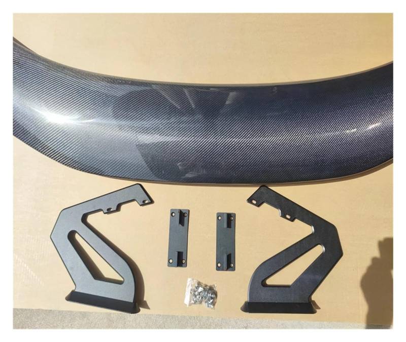 Spoiler Wing Für Cayman Für 718 987 997 998 981 911 Für Boxster GT4 Carbon Fiber Hinten Trunk-Boot Schwanz Spoiler Doppel-Deck Flügel Lip Heckspoiler(Kohlefaser) von SIMBAE
