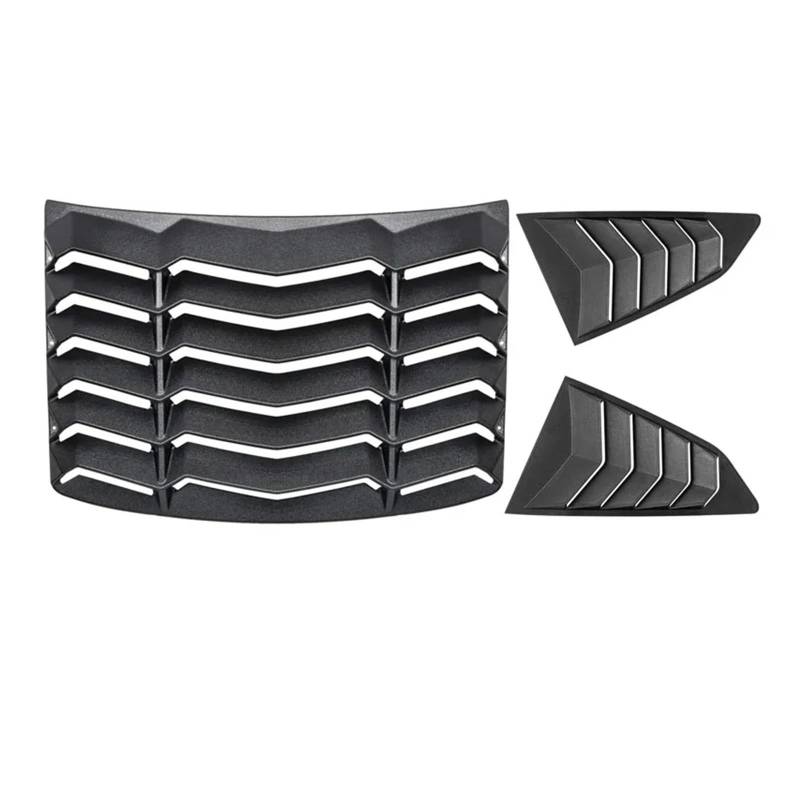 Spoiler Wing Für Chevrolet Für Chevy Für Camaro 2016–2023 Heck- Und Seitenfensterlamellen, Sonnenschutzabdeckung Für Windschutzscheibe, Passend Für Jedes Wetter Heckspoiler von SIMBAE