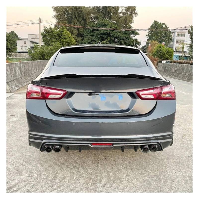 Spoiler Wing Für Chevrolet Für Malibu XL 2016-2022 Limousine Kofferraumdeckel Spoiler M4 Stil ABS Kunststoff Heckflügel Tuning Außenkörper Kit Zubehör Heckspoiler(Unpaint) von SIMBAE