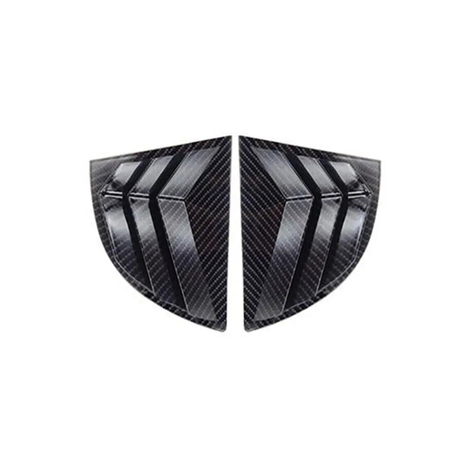 Spoiler Wing Für Civic Sedan 8. 2006-2010 Auto Heckklappe Fenster Seitenverschluss Abdeckung Trim Aufkleber Vent Scoop ABS Carbon Fiber Style Heckspoiler(Carbon) von SIMBAE