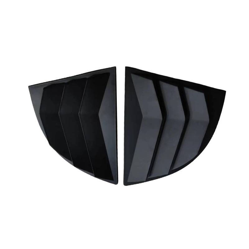 Spoiler Wing Für Civic Sedan 8. 2006-2010 Auto Heckklappe Fenster Seitenverschluss Abdeckung Trim Aufkleber Vent Scoop ABS Carbon Fiber Style Heckspoiler(Matt-schwarz) von SIMBAE