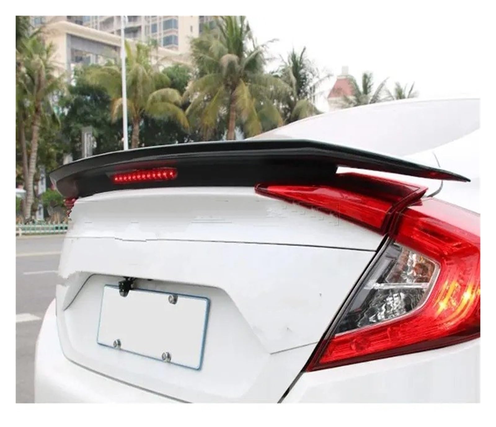 Spoiler Wing Für Civic Spoiler Thailand RS 2016 Spoiler des Schwanzmaterials Auto Heckflügel Keine Farbe Farbe Heckspoiler Heckspoiler(Unpainted) von SIMBAE