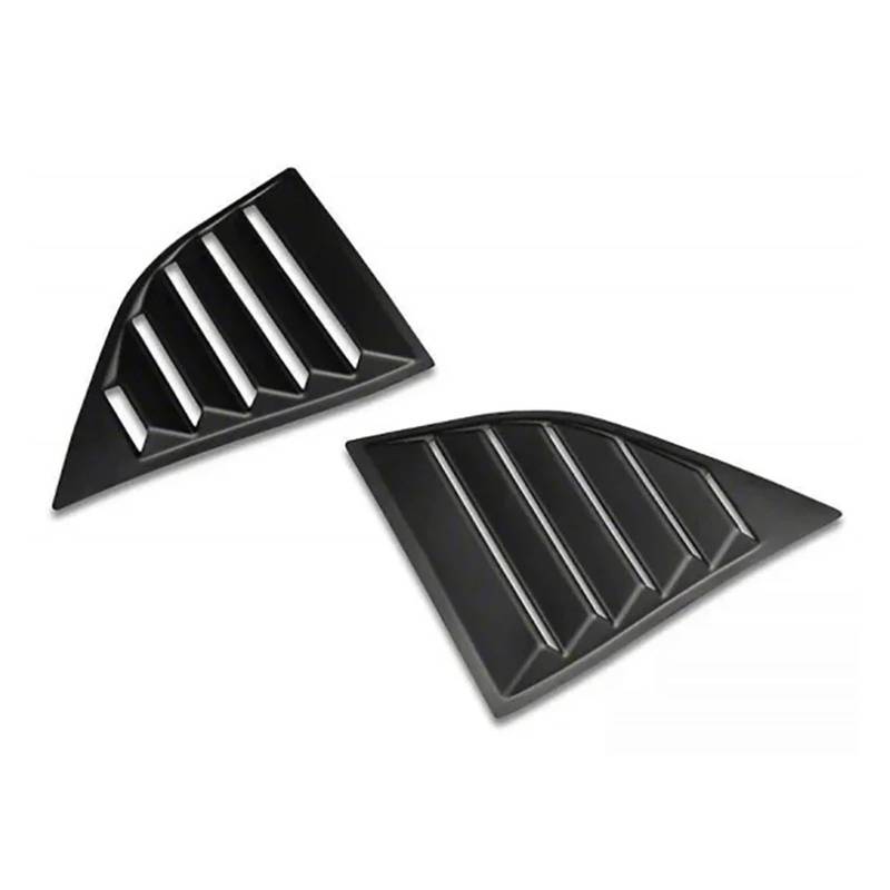 Spoiler Wing Für Dodge Für Challenger 2015-2022 Auto Heckklappe Fenster Seitenverschluss Abdeckung Zieraufkleber Vent Scoop ABS Carbon Fiber Style Schwarz Heckspoiler(Matt-schwarz) von SIMBAE