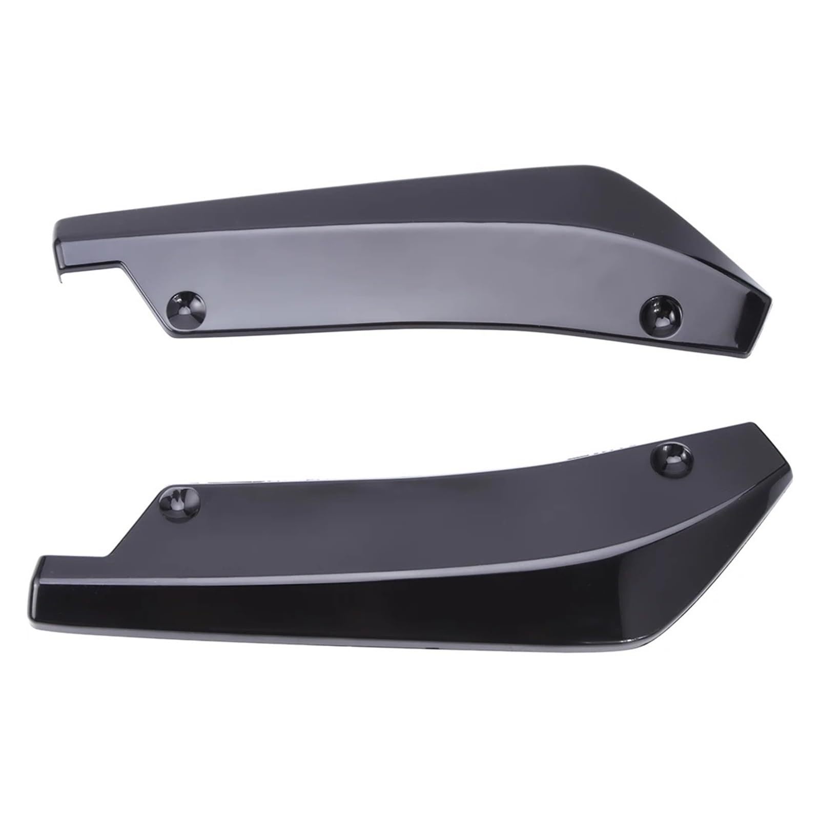 Spoiler Wing Für Dodge Für Charger 2006-2020 Auto Heckstoßstange Splitter Diffusor Canard Wrap Spoiler Seitenkotflügel Rock Lippe Kinn Body Kit Heckspoiler(Schwarz) von SIMBAE