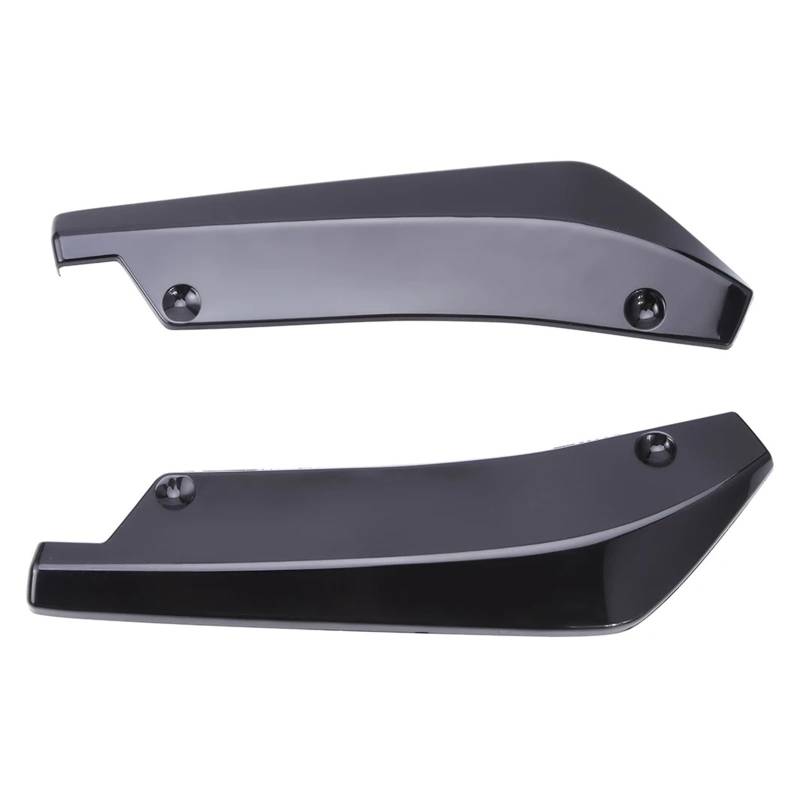 Spoiler Wing Für Dodge Für Charger 2006-2020 Auto Heckstoßstange Splitter Diffusor Canard Wrap Spoiler Seitenkotflügel Rock Lippe Kinn Body Kit Heckspoiler(Schwarz) von SIMBAE