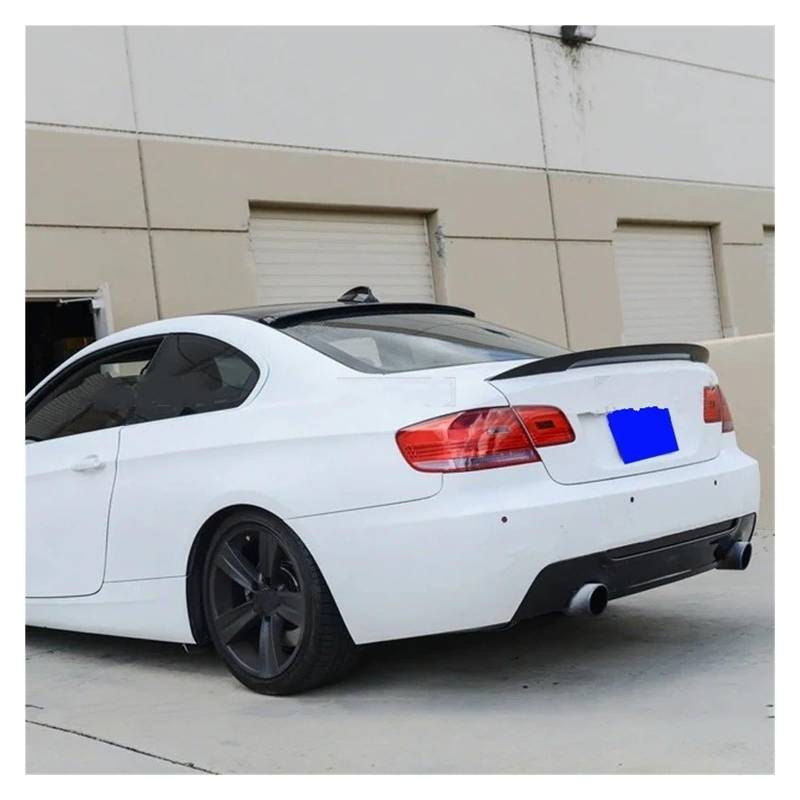 Spoiler Wing Für E92 E93 Serie 2 Tür Für Coupe E92 M3 2005 2006 2007 2008 2009 2010 2011-2012 ABS Spoiler P Stil Heckspoiler(A Carbon Color) von SIMBAE