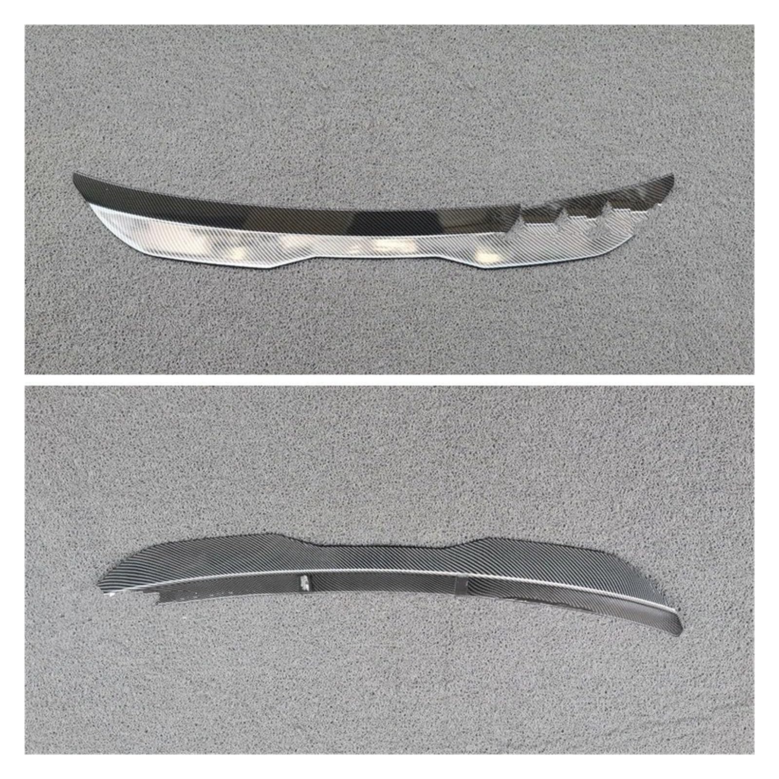 Spoiler Wing Für Ford Für Fiesta MK6 ST 2004-2008 Auto HECKFLÜGEL LIPPENSPOILER ABS-Kunststoff Glänzend Schwarz Dachflügel Heckspoiler Heckspoiler(Unpainted) von SIMBAE