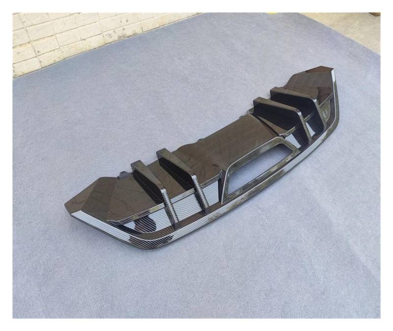 Spoiler Wing Für Ford Für Mustang 2018 2019 2020 2021 2022-2023 Heckdiffusor Heckstoßstange Carbon Fiber Style Heckspoiler Auto Styling Heckspoiler(Gloss Black) von SIMBAE