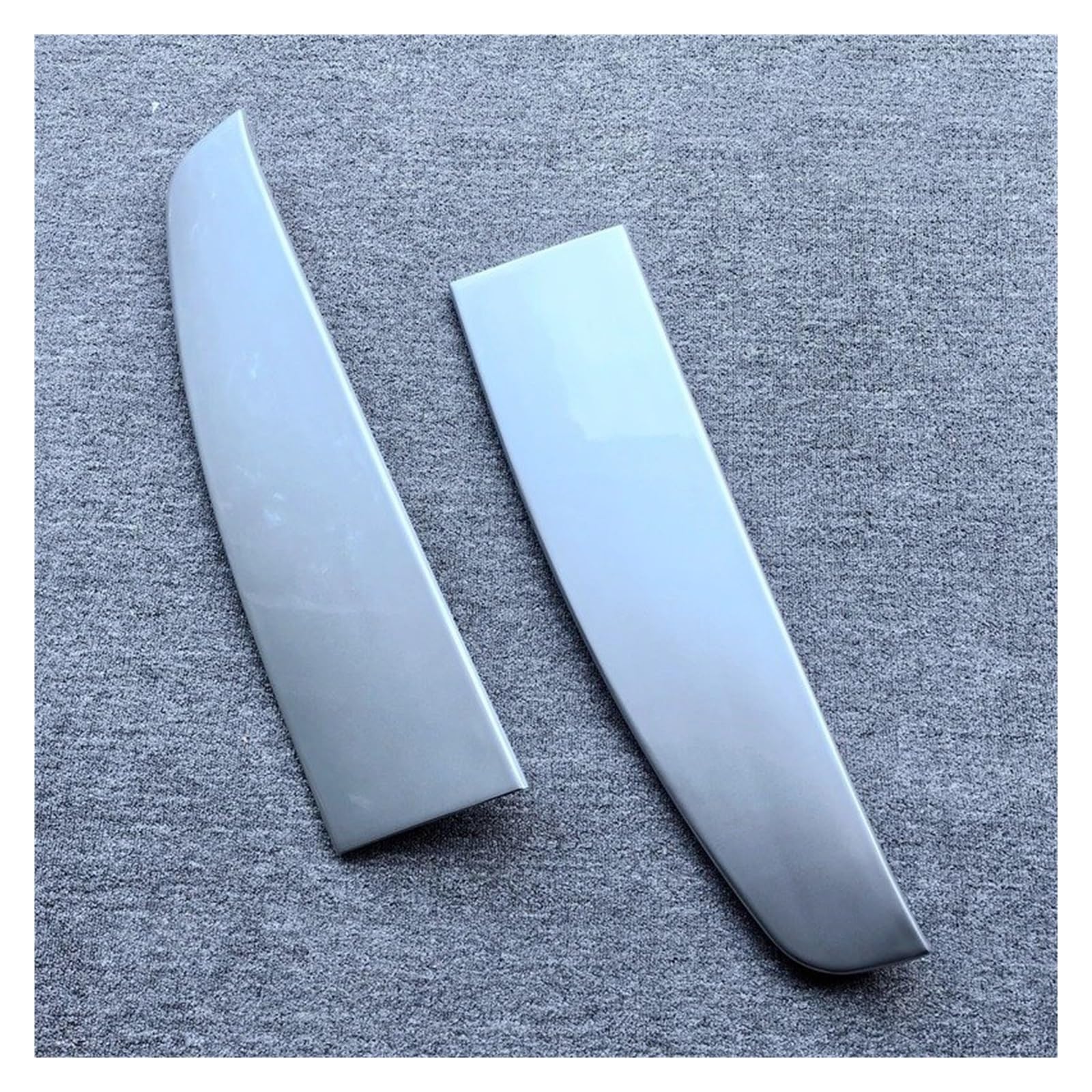Spoiler Wing Für Ford Für Transit Mk8 Doppeltür 2017 2018 2019 2020 2021 2022-2023 Heckspoilerdeckel Flügelabdeckung ABS Glanz Schwarz Carbon Look Heckspoiler(Silvery) von SIMBAE