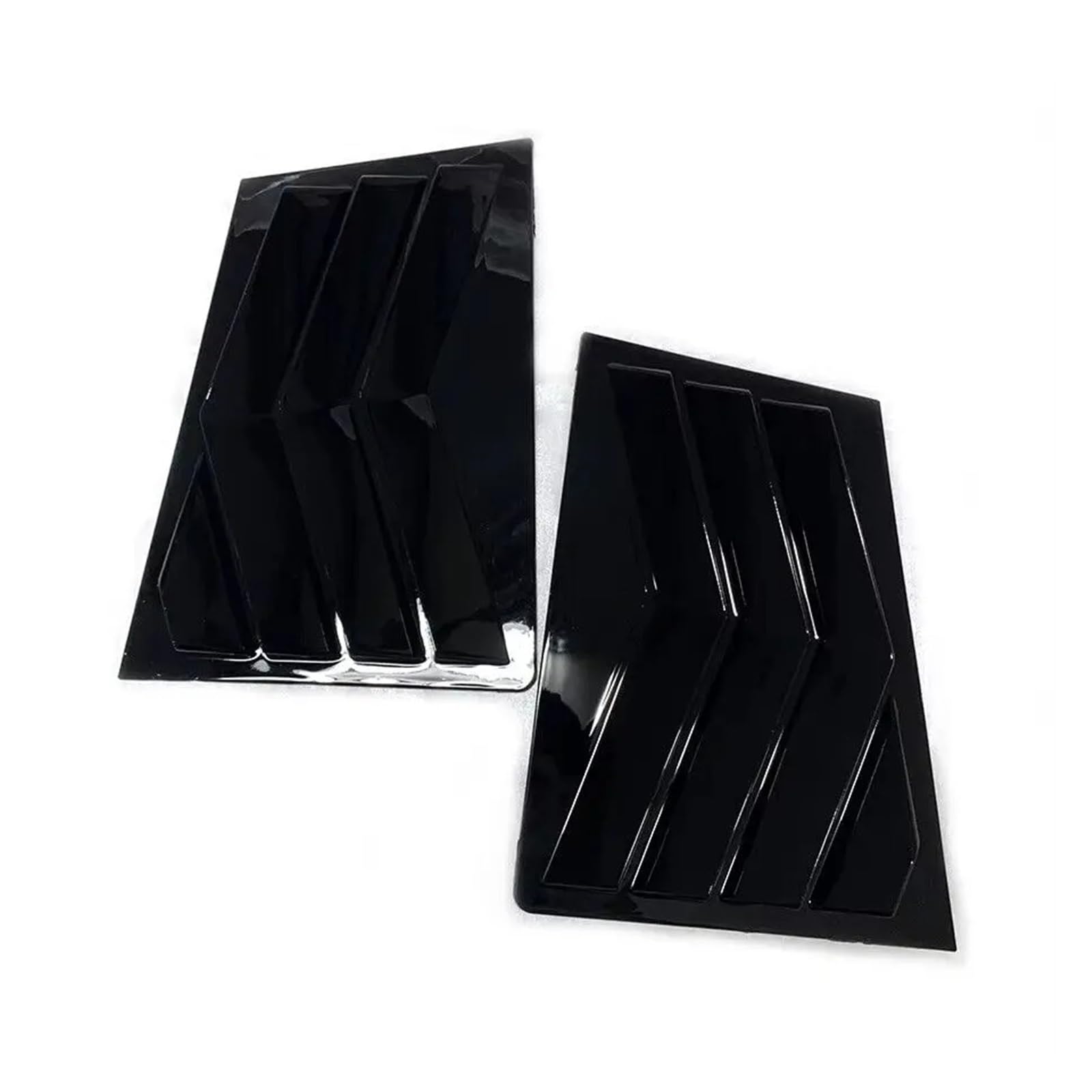 Spoiler Wing Für Kia Für Sportage KX5 2011-2015 Auto Heckklappe Seitenfenster Shutter Cover Trim Aufkleber Vent Scoop ABS Carbon Fiber Zubehör Heckspoiler(Gloss Black) von SIMBAE