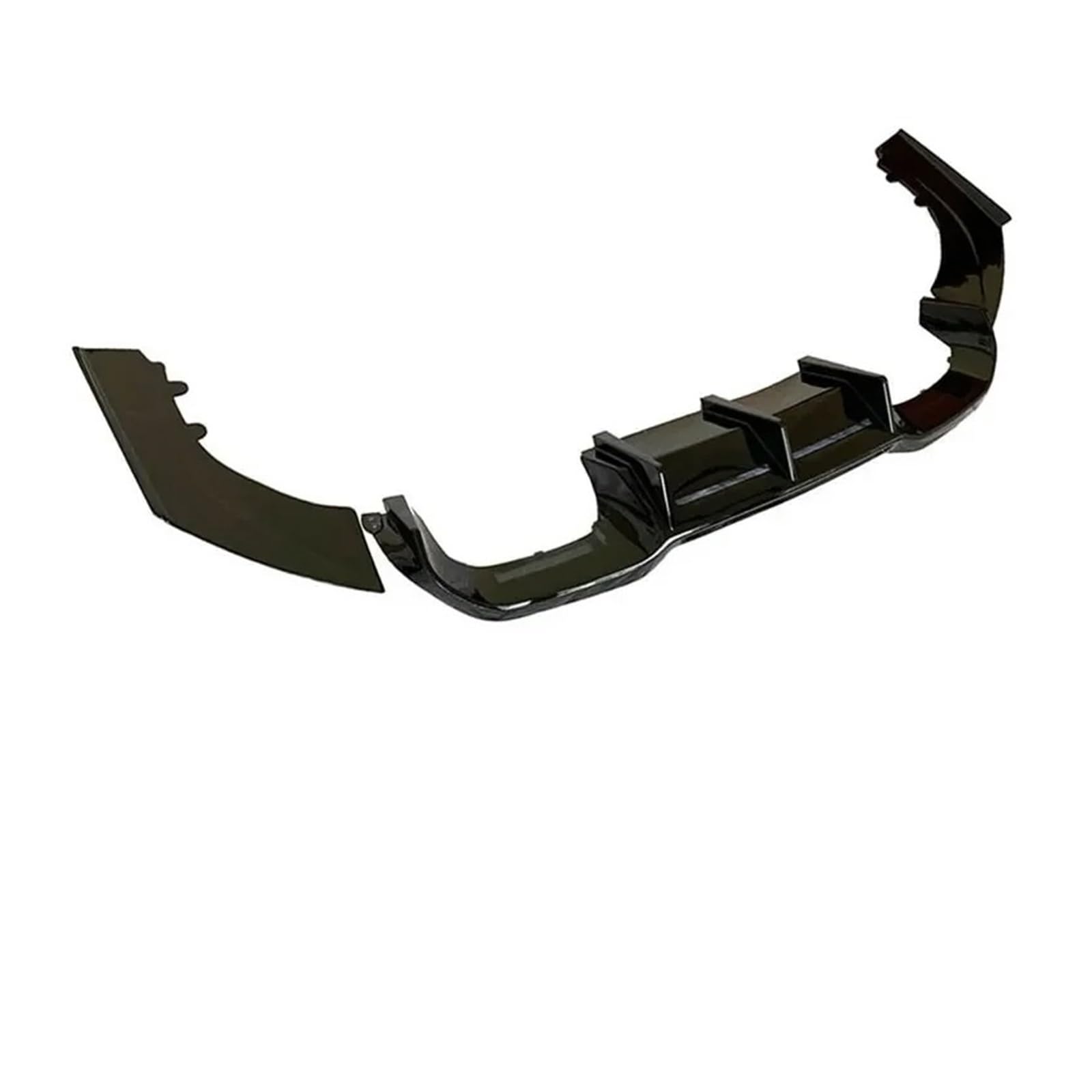 Spoiler Wing Für M2 F87 M2C 2016-2020 Heckdiffusorlippe Auto Partsts 3-teiliges Auto Heckstoßstangenlippendiffusor Spoiler Seitensplitter Schürze Klappen Heckspoiler(Glossy Black) von SIMBAE