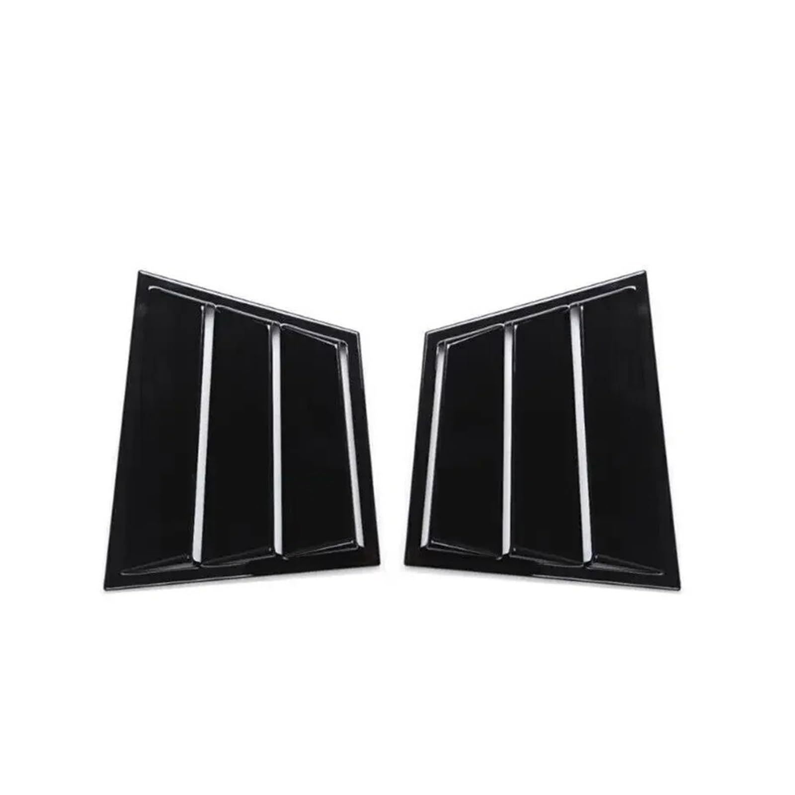 Spoiler Wing Für Mazda 6 Für Atenza 2014-2021 Auto Hinten Jalousie Fenster Seite Shutter Abdeckung Trim Aufkleber Vent Scoop ABS Carbon Faser Zubehör Auto Heckspoiler(Gloss Black) von SIMBAE