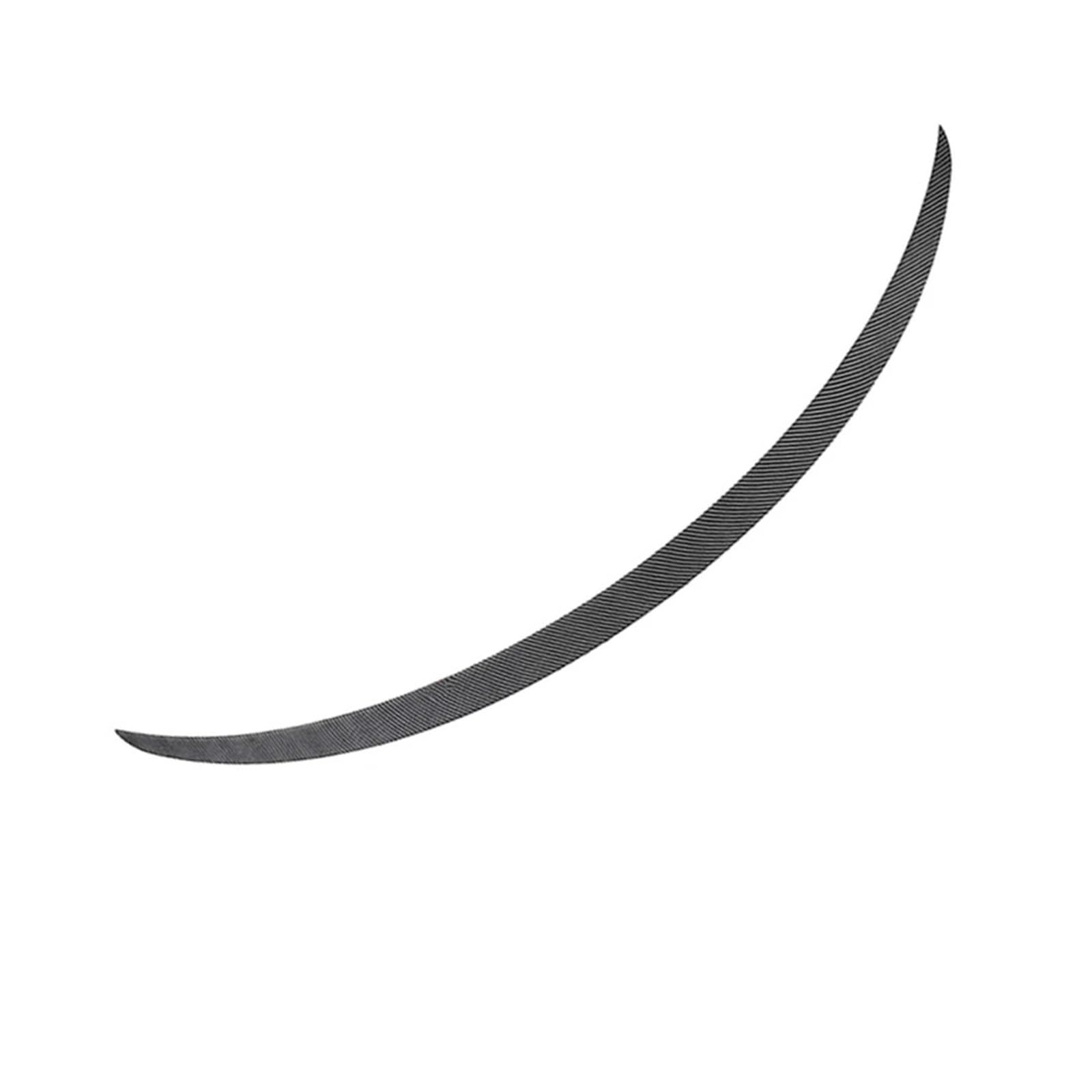 Spoiler Wing Für Model3 Für Highland 2025 Spoiler Wing Lip Carbon Fiber Pattern Für Tesla Für Model 3/Y 2017-2024 Zubehör Auto Exterior Parts Heckspoiler(ABS 3 Carbon Matte) von SIMBAE