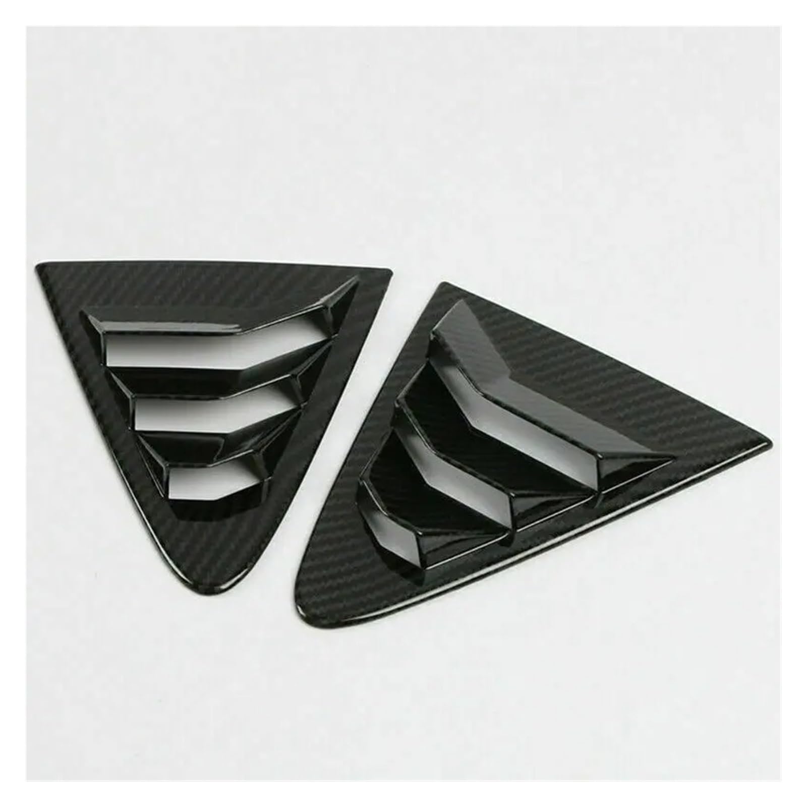 Spoiler Wing Für Toyota Für Corolla Limousine 2019-2023 Auto Heckklappe Fenster Seitenverschluss Abdeckung Trim Aufkleber Vent Scoop ABS Carbon Faser Schwarz Heckspoiler(Carbon) von SIMBAE