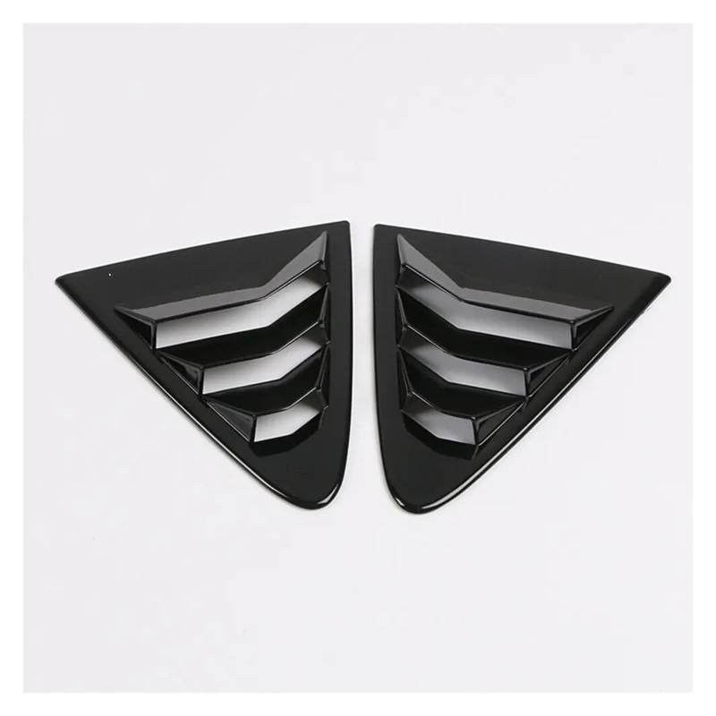 Spoiler Wing Für Toyota Für Corolla Limousine 2019-2023 Auto Heckklappe Fenster Seitenverschluss Abdeckung Trim Aufkleber Vent Scoop ABS Carbon Faser Schwarz Heckspoiler(Schwarz) von SIMBAE