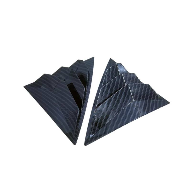Spoiler Wing Für Toyota Für Mark X Für Reiz 2005-2017 Auto Heckklappe Fenster Seitenverschluss Abdeckung Trim Aufkleber Vent Scoop ABS Carbon Fiber Zubehör Heckspoiler(Type B) von SIMBAE