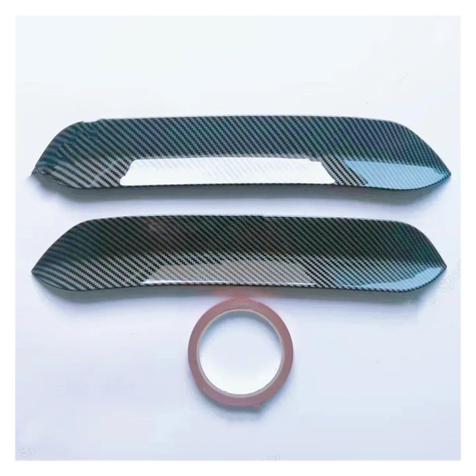 Spoiler Wing Für VW Für Golf 7 MK7 7.5 R Für GTI Für GTD Für Line Für E-Golf 2012-2020 Carbon Look Für Dachspoilerverlängerungen Flaps Heckflügel Heckspoiler(Kohlefaser-Optik) von SIMBAE