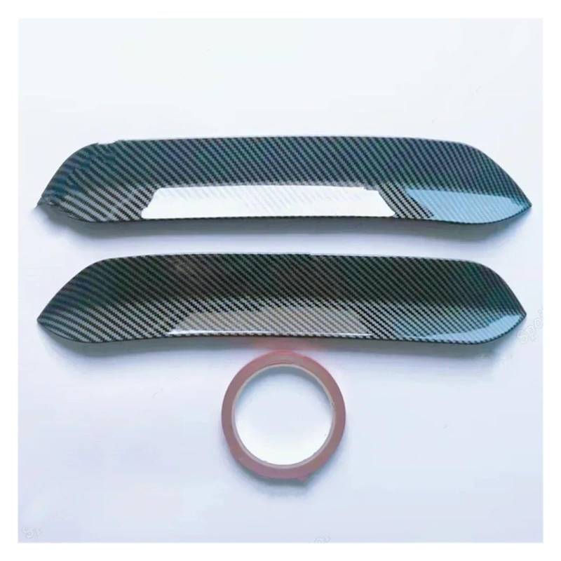 Spoiler Wing Für VW Für Golf 7 MK7 7.5 R Für GTI Für GTD Für Line Für E-Golf 2012-2020 Carbon Look Für Dachspoilerverlängerungen Flaps Heckflügel Heckspoiler(Kohlefaser-Optik) von SIMBAE