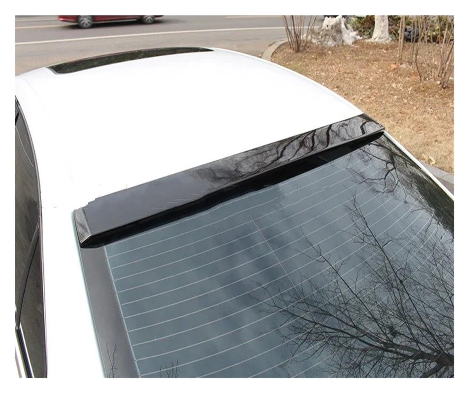 Spoiler Wing Für VW Für Jetta Mk6 2012 2013 2014 2015 2016 2017-2018 Spoiler Nordamerika ABS Material Auto Hinten Flügel Primer Farbe Heckspoiler Heckspoiler(Carbon Fiber Pattern) von SIMBAE