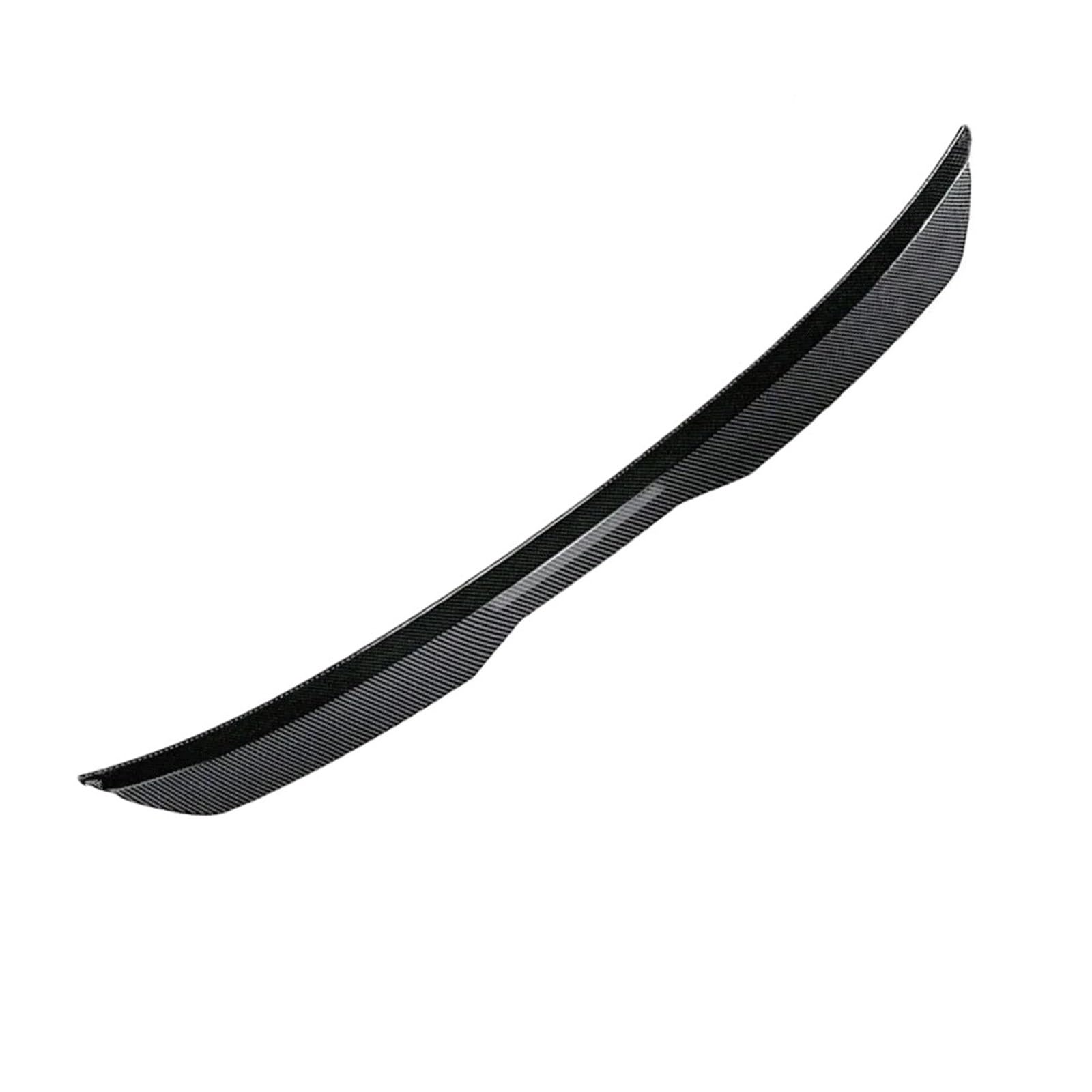 Spoiler Wing Für VW Für Polo 5 MK5 6R 6C Für GTI 2009-2017 Fließheck Auto Heckspoilerflügel Heckflügel Bodykits Tuning Schwarz ABS Heckspoiler(Carbon Look) von SIMBAE