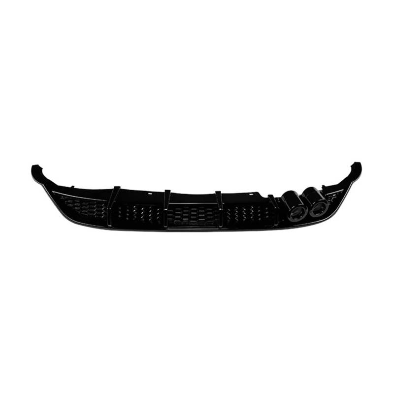 Spoiler Wing Für VW Für Polo MK6 2019 + Heckstoßstange Lip Diffusor Spoiler Splitter Protector Auto Styling Auto Dekoration 2020 2021 Heckspoiler(Glossy Black) von SIMBAE