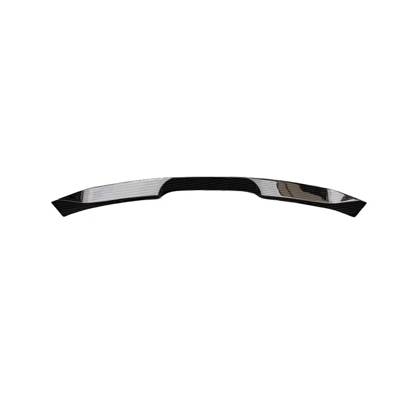 Spoiler Wing Für VW Für Polo MK6 2019 2020 2021 2022 Für GTI Style Heckspoiler Kofferraumflügel Lip Body Kits ABS Glanz Schwarz Carbon Fiber Heckspoiler(Carbon Look) von SIMBAE