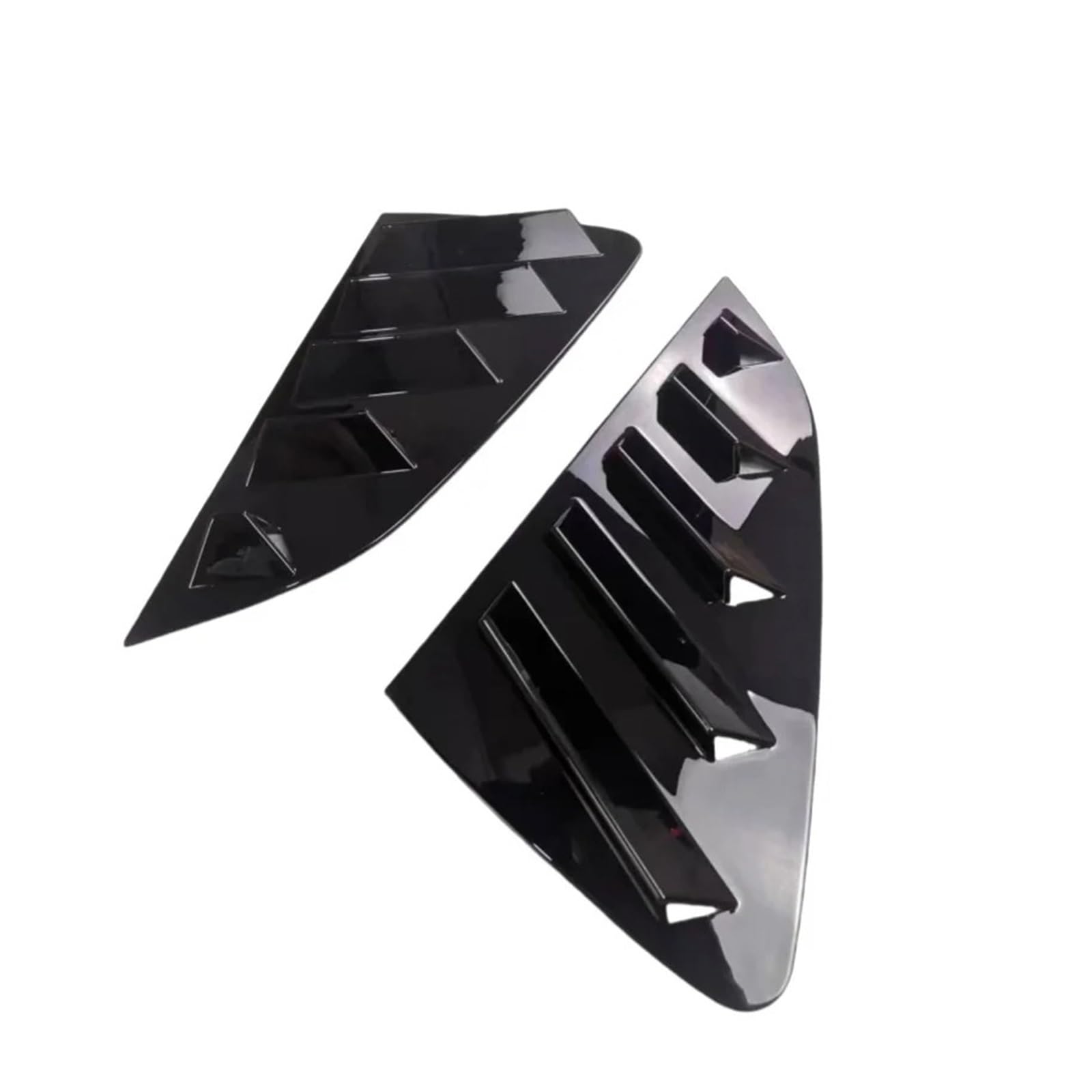 Spoiler Wing Für VW Für Polo Mk6 Für GTI Für TGI Für TSI Für MPI 2017-2023 Auto Heckscheibenabdeckung Verkleidung Heckdreieck Fensterschatten Spoiler Bodykits Heckspoiler(Glossy Black) von SIMBAE