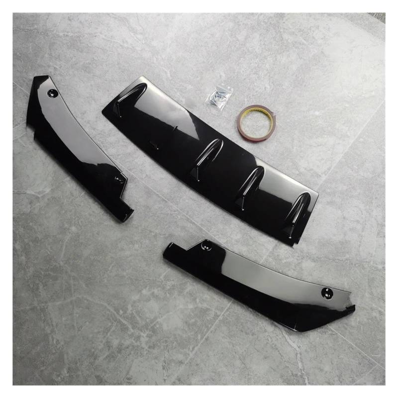 Spoiler Wing Für VW Für Scirocco MK3 Für TSI Für Basics 122 2008-2014 Pre-LCI Heckstoßstangendiffusor Bodykits Tuning Heckstoßstangendiffusor Seitensplitter Heckspoiler von SIMBAE