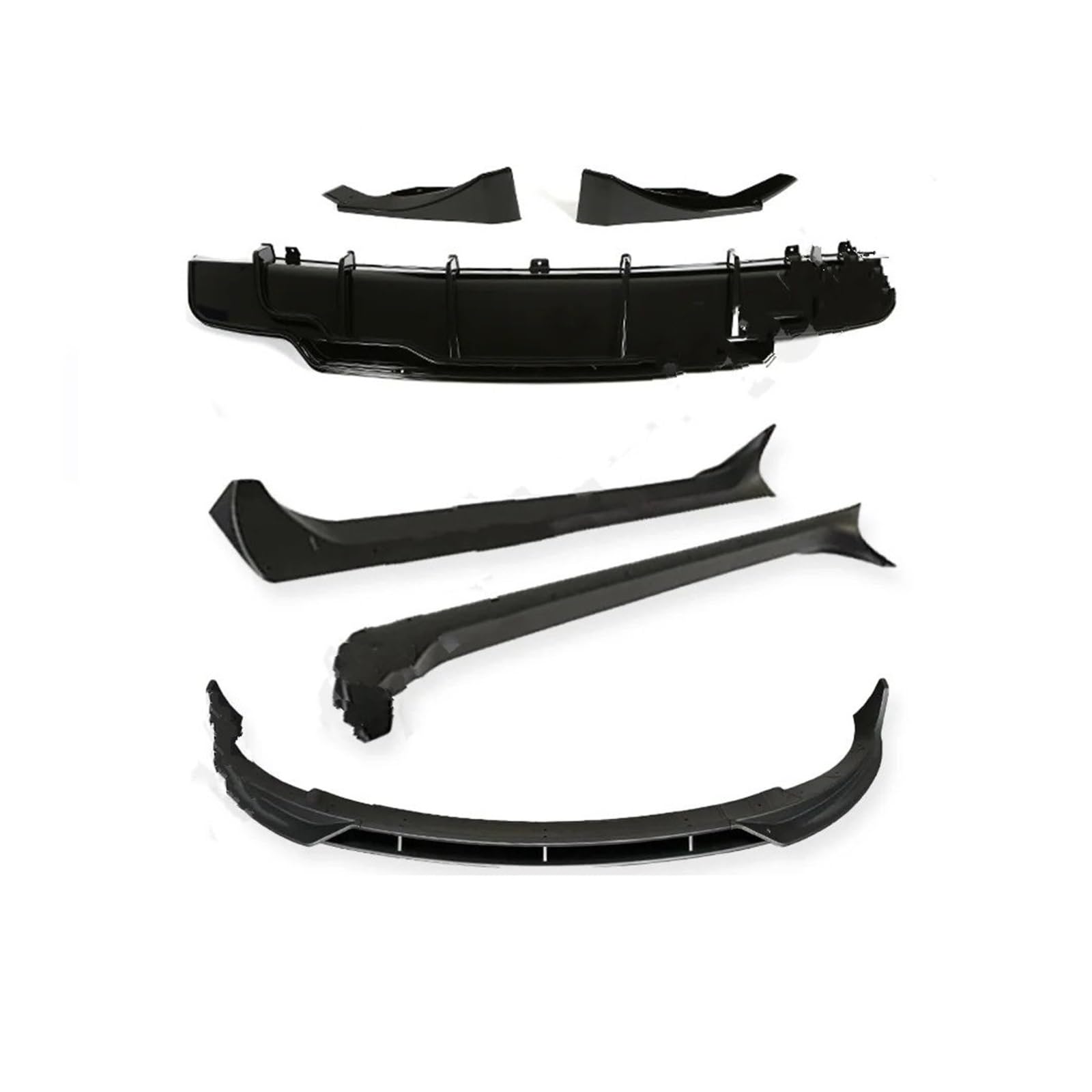 Spoiler Wing Mattschwarzer Frontspoilerlippen-Splitter-Heckdiffusorspoiler Für Tesla Für Modell 3 Y 2017-2023 Body Kits Heckspoiler(3 Default Set 1) von SIMBAE