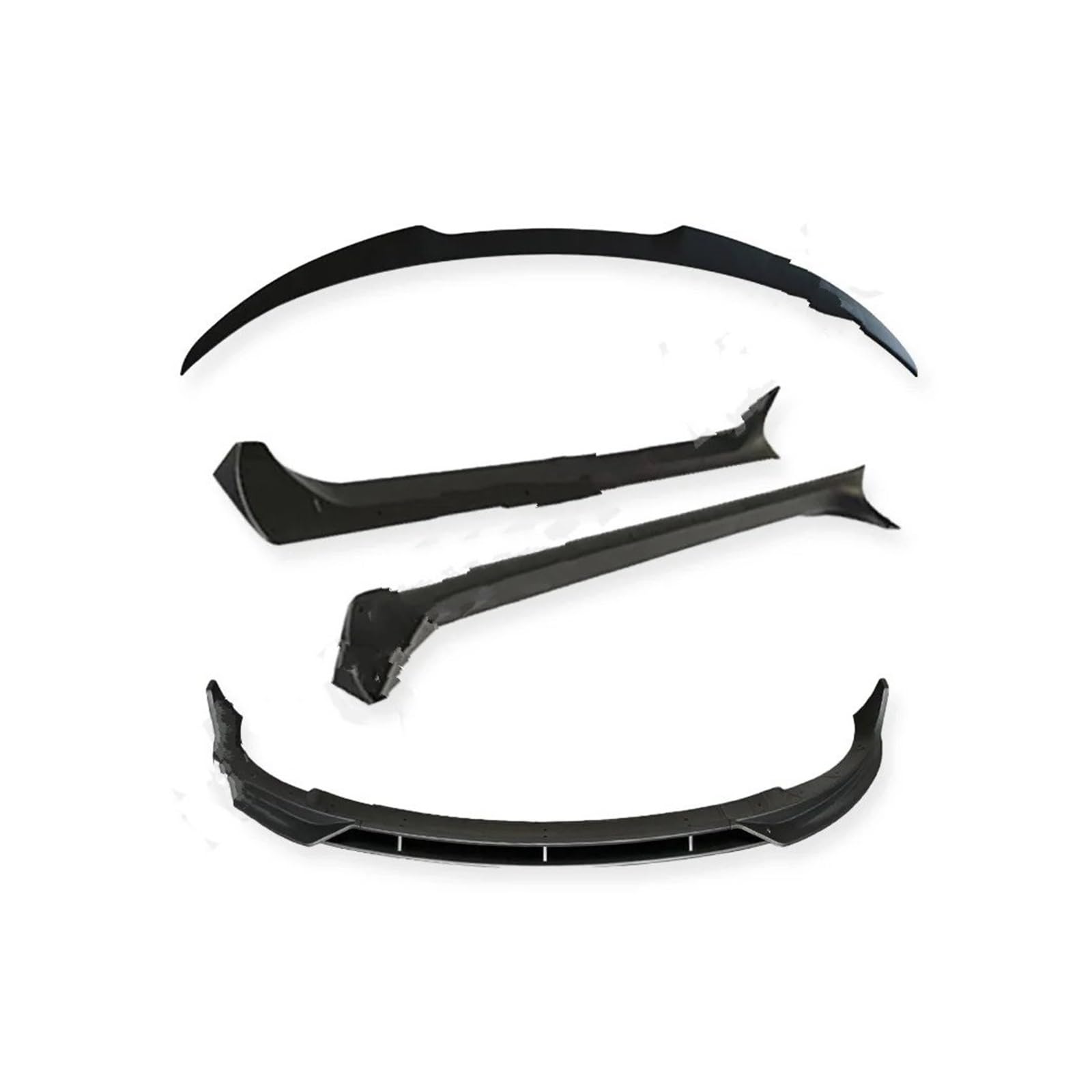 Spoiler Wing Mattschwarzer Frontspoilerlippen-Splitter-Heckdiffusorspoiler Für Tesla Für Modell 3 Y 2017-2023 Body Kits Heckspoiler(3 Default Set 2) von SIMBAE