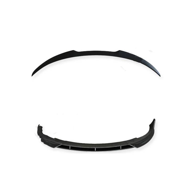 Spoiler Wing Mattschwarzer Frontspoilerlippen-Splitter-Heckdiffusorspoiler Für Tesla Für Modell 3 Y 2017-2023 Body Kits Heckspoiler(My Set c) von SIMBAE