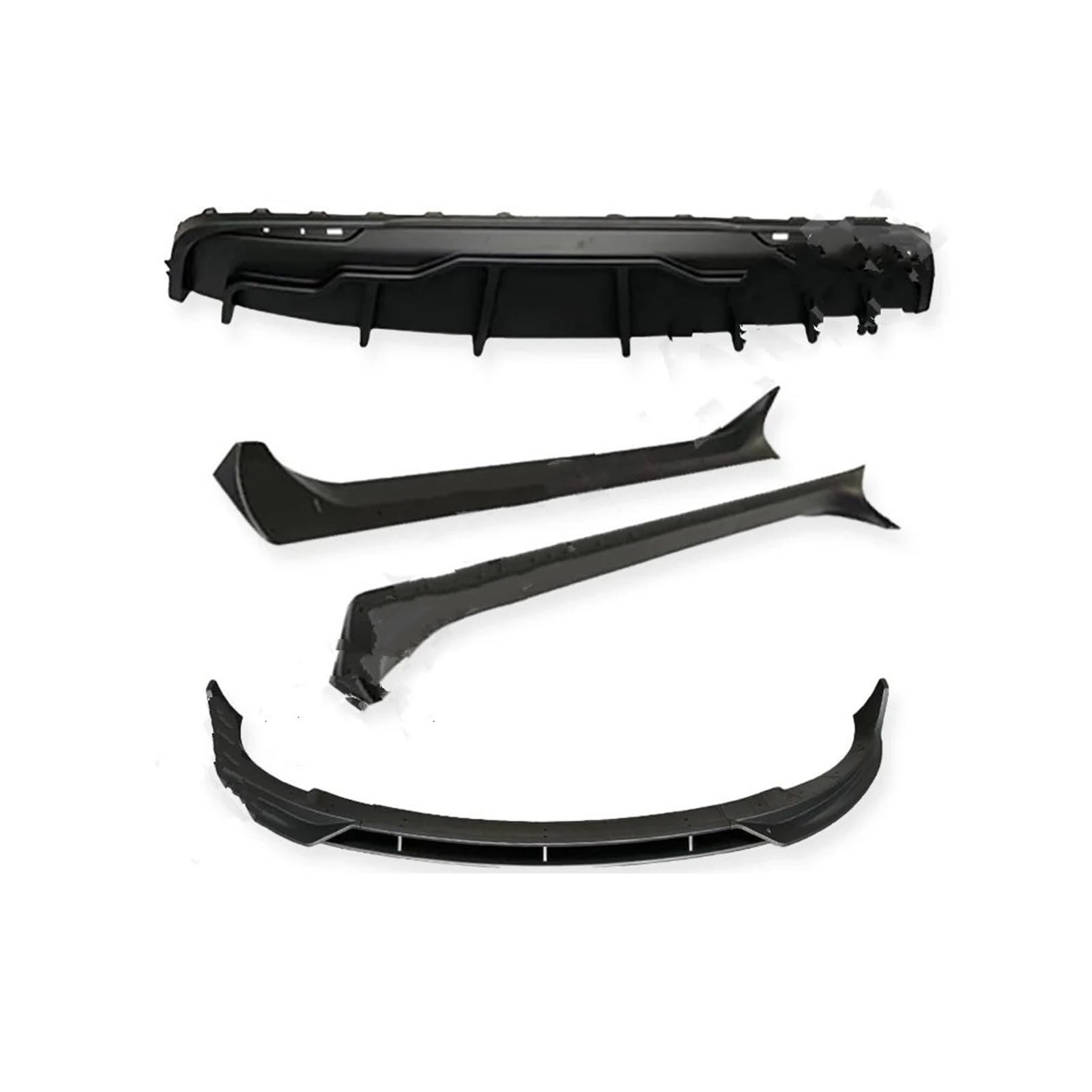 Spoiler Wing Mattschwarzer Frontspoilerlippen-Splitter-Heckdiffusorspoiler Für Tesla Für Modell 3 Y 2017-2023 Body Kits Heckspoiler(Y Default Set 1) von SIMBAE