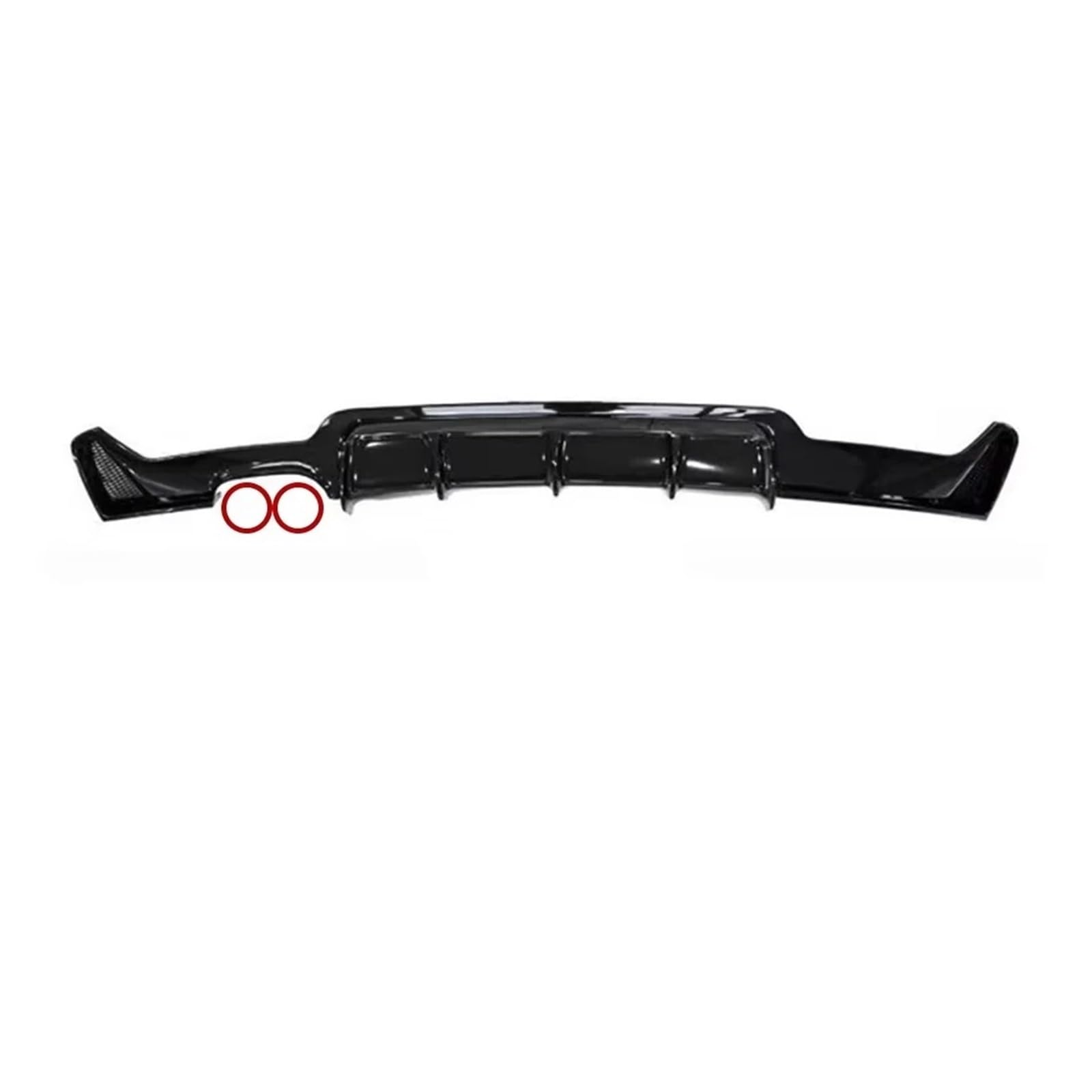 Spoiler Wing Spoiler Heckstoßstange Diffusor Zubehör Für 4er F32 Für Sport 2013-2020 Auto Außen Schmücken Modifikation Teile Heckspoiler(1 Open 2 Out) von SIMBAE