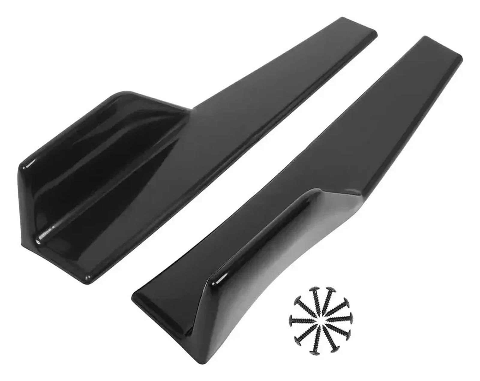 Spoiler Wing Universal Für A3 A4 B6 A6 C6 A5 B7 Q5 C5 8P Q7 TT C7 A1 S3 A7 B9 8L A8 Seite Rock Körper Kit Spoiler Auto Zubehör Heckspoiler(Glossy Black) von SIMBAE