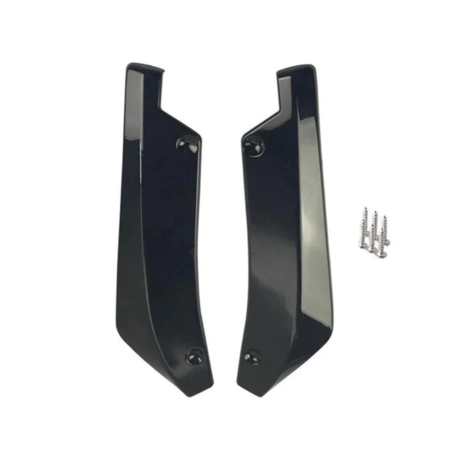 Spoiler Wing Universal Für VW Für Golf 5 6 7 Für GTI Mk7 Zubehör Auto Heckstoßstange Diffusor Splitter Kratzschutz Heckspoiler(Schwarz) von SIMBAE